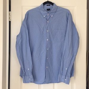 Light Blue Patterned J.Crew Button Down